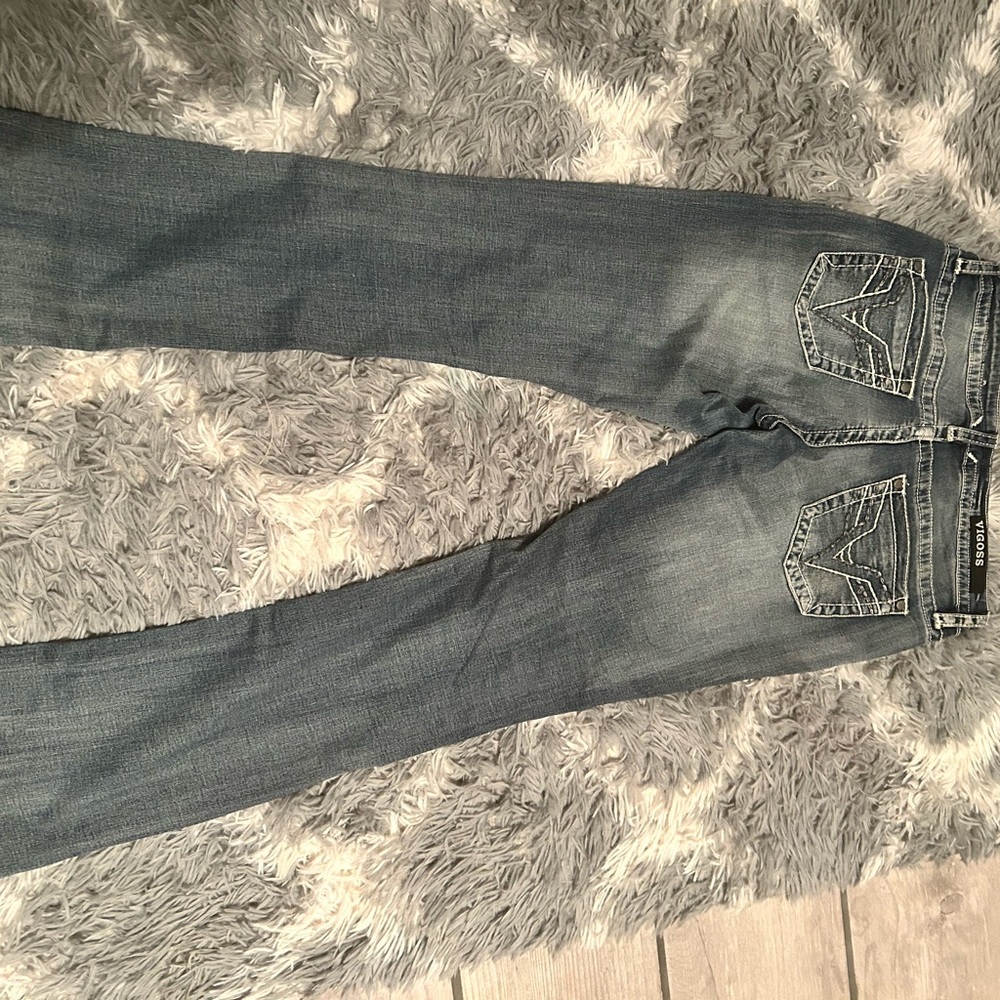 Vigoss Women's Straight Leg Blue Jeans